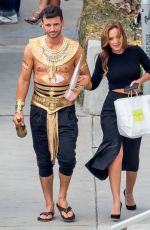 LEAH REMINI Arrives at DWTS Studio in Los Angeles 09/15/2015