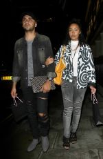 LEIGH-ANNE PINNOCK Arrives at Haymarket Hotel in London 09/21/2015