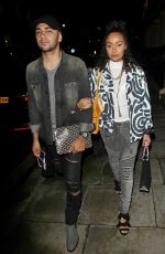 LEIGH-ANNE PINNOCK Arrives at Haymarket Hotel in London 09/21/2015
