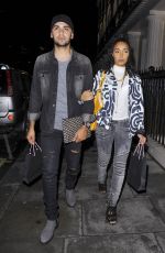 LEIGH-ANNE PINNOCK Arrives at Haymarket Hotel in London 09/21/2015