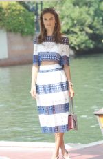 LESSANDRA AMBROSIO Arrives at Excelsior Hotel in Venice 09/01/2015