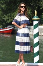LESSANDRA AMBROSIO Arrives at Excelsior Hotel in Venice 09/01/2015