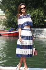 LESSANDRA AMBROSIO Arrives at Excelsior Hotel in Venice 09/01/2015