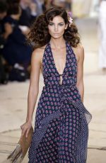LILY ALDRIDGE at Diane Von Furstenberg Fashion Show in New York 09/13/2015