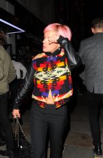 LILY ALLEN Night Out in London 09/19/2015