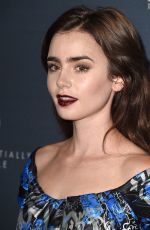 LILY COLLINS at Jeremy Scott: The People