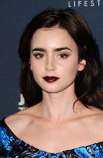 LILY COLLINS at Jeremy Scott: The People