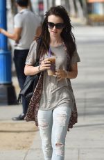 LILY COLLINS Out and About in West Hollywood 09/14/2015