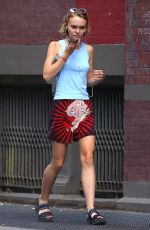 LILY-ROSE DEPP Out and About in New York 09/09/2015