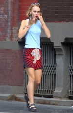 LILY-ROSE DEPP Out and About in New York 09/09/2015