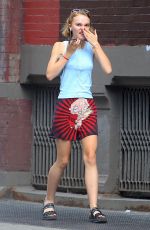 LILY-ROSE DEPP Out and About in New York 09/09/2015
