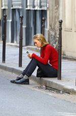 LILY-ROSE DEPP Out and About in Paris 09/06/2015