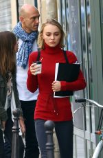 LILY-ROSE DEPP Out and About in Paris 09/06/2015