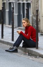 LILY-ROSE DEPP Out and About in Paris 09/06/2015