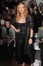 LINDSAY LOHAN at Gareth Pugh Fashion Show at London Fashion Week 09/19/2015