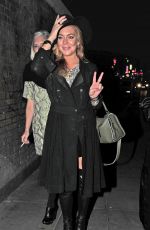 LINDSAY LOHAN Night Out in London 09/17/2015