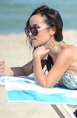 LISA OPIE in Bikini on the Beach in Miami 09/05/2015