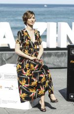 LOUISE BOURGOIN at Les Chevaliers Blancs Photocall at 2015 San Sebastian Film Festival 09/24/2015