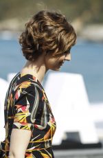 LOUISE BOURGOIN at Les Chevaliers Blancs Photocall at 2015 San Sebastian Film Festival 09/24/2015