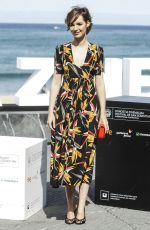 LOUISE BOURGOIN at Les Chevaliers Blancs Photocall at 2015 San Sebastian Film Festival 09/24/2015