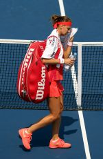LUCIE SAFAROVA at 1st Round of US Open in New York 08/31/2015