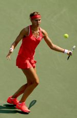 LUCIE SAFAROVA at 1st Round of US Open in New York 08/31/2015