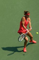 LUCIE SAFAROVA at 1st Round of US Open in New York 08/31/2015