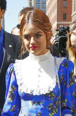 LUCY HALE at Jeremy Scott Fashion Show in New York 09/14/2015