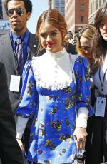 LUCY HALE at Jeremy Scott Fashion Show in New York 09/14/2015