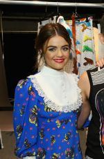 LUCY HALE at Jeremy Scott Fashion Show in New York 09/14/2015