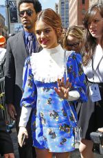 LUCY HALE at Jeremy Scott Fashion Show in New York 09/14/2015
