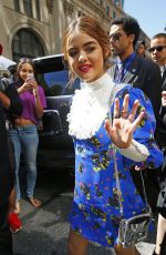 LUCY HALE at Jeremy Scott Fashion Show in New York 09/14/2015