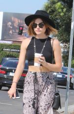LUCY HALE Out and About in West Hollywood 09/09/2015