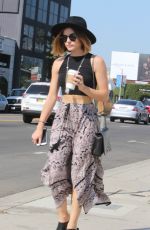 LUCY HALE Out and About in West Hollywood 09/09/2015