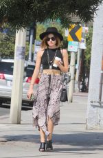 LUCY HALE Out and About in West Hollywood 09/09/2015