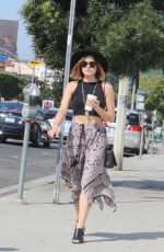 LUCY HALE Out and About in West Hollywood 09/09/2015