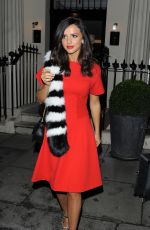 LUCY MECKLENBURGH Leaves Haymarket Hotel in London 09/21/2015