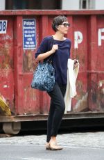 MAGGIE GYLLENHAAL Ot and About in New York 09/10/2015