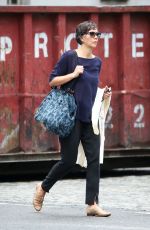 MAGGIE GYLLENHAAL Ot and About in New York 09/10/2015