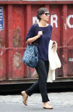MAGGIE GYLLENHAAL Ot and About in New York 09/10/2015