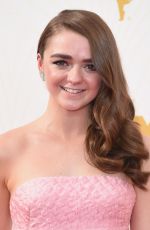 MAISIE WILLIAMS at 2015 Emmy Awards in Los Angeles 09/20/2015