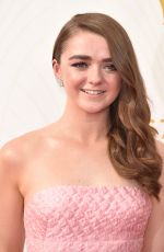 MAISIE WILLIAMS at 2015 Emmy Awards in Los Angeles 09/20/2015