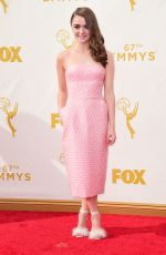 MAISIE WILLIAMS at 2015 Emmy Awards in Los Angeles 09/20/2015