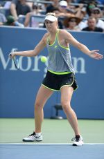 MARIA SHARAPOVA at Practise Session at US Open in New York 08/30/2015