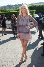 MARIA SHARAPOVA on the Set of Extra in Los Angeles 09/16/2015