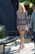MARIA SHARAPOVA on the Set of Extra in Los Angeles 09/16/2015
