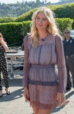 MARIA SHARAPOVA on the Set of Extra in Los Angeles 09/16/2015
