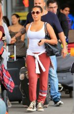 MELANIE BROWN at JFK Airport in New York 09/14/2015