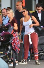 MELANIE BROWN at JFK Airport in New York 09/14/2015