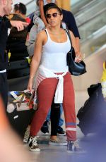 MELANIE BROWN at JFK Airport in New York 09/14/2015